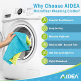 AIDEA Microfiber Cleaning Cloths - Ruhaa Store