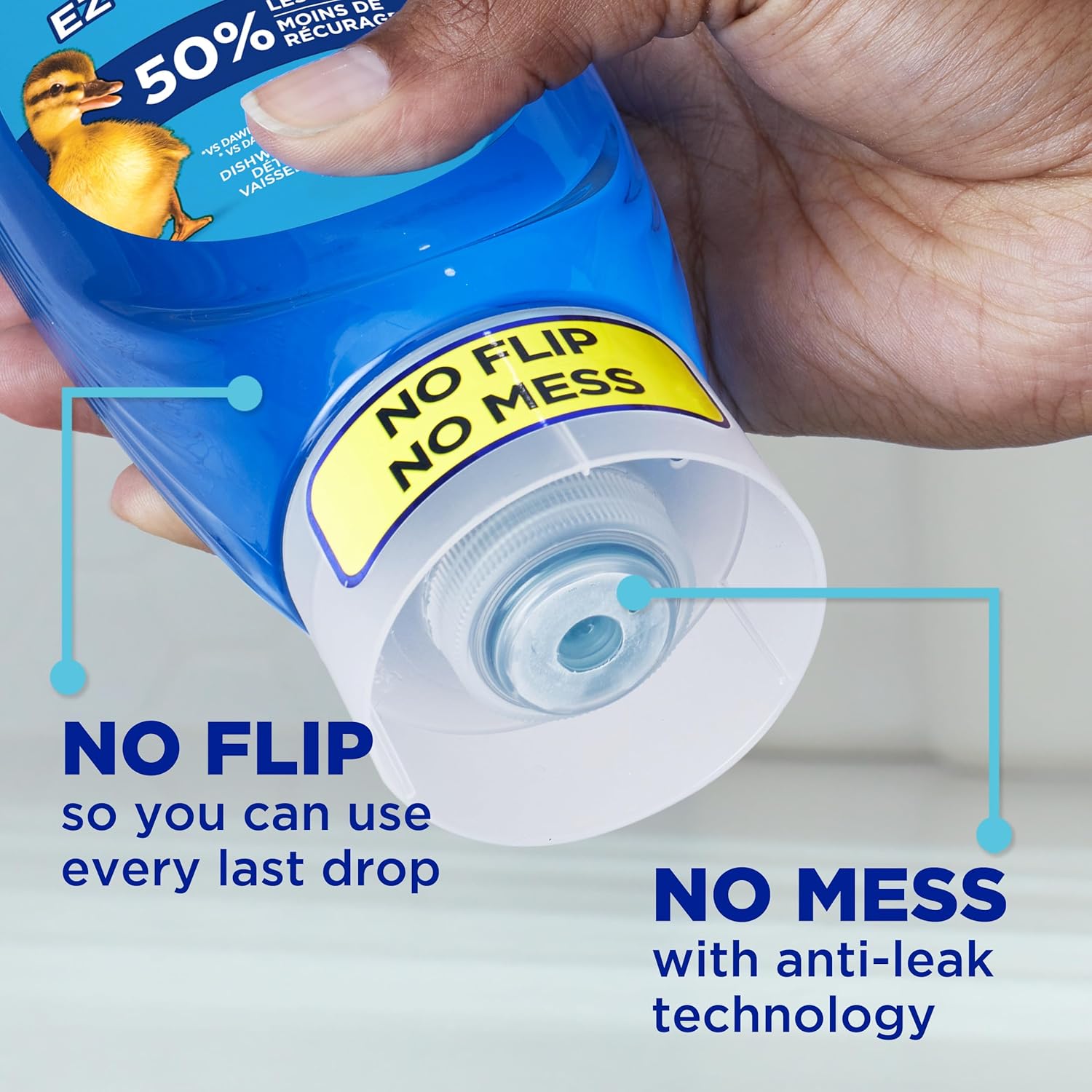 Dawn EZ-Squeeze Ultra Dish Soap Dishwashing Liquid, Original, 22 fl oz (Pack of 2) - Ruhaa Store