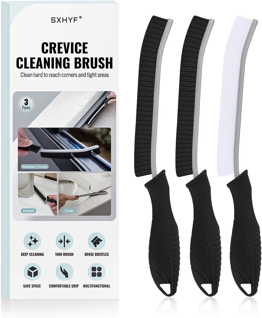 Hard Bristle Crevice Cleaning Brush - Ruhaa Store